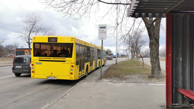 21 автобус в Киеве: маршрут, расписание движения